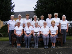 Postal Ladies with the Scotia League Trophy 2013